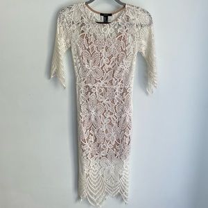 Forever 21 White Lace Dress